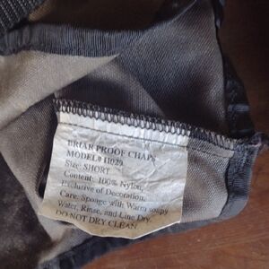 Briar Proof Chaps in Black